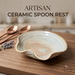 Handmade Cute Ceramic Spoon Holder